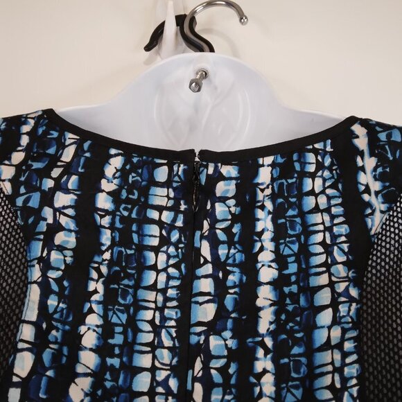 DKNY Blue Print Sleeveless Dress Size XS - Picture 8 of 12